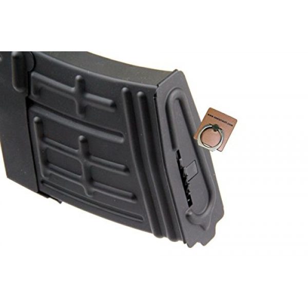 CYMA Airsoft Gun Magazine 3 CYMA 120rds SVD Magazine for Airsoft AEG Real Sword (RS) and S&T X 3PCS -Mobile Ring Included