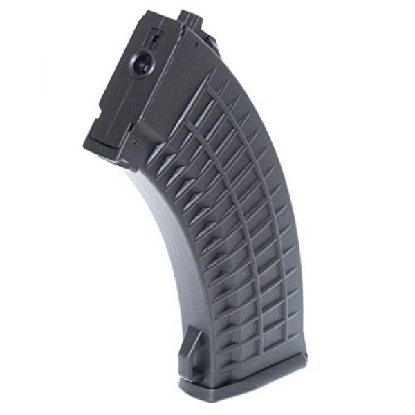 Generica Airsoft Gun Magazine 1 Airsoft Spare Parts CYMA 150rd Mid-Cap Waffle Magazine for AK-Series AEG Black