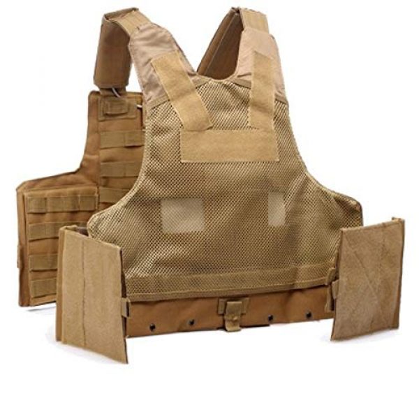 GXYWAN Airsoft Tactical Vest 5 GXYWAN Tactical Vest, Ghost Anti-War Vest Combat Suit Camouflage Wire Vest Eight-Piece Suit Camouflage Combat Vest