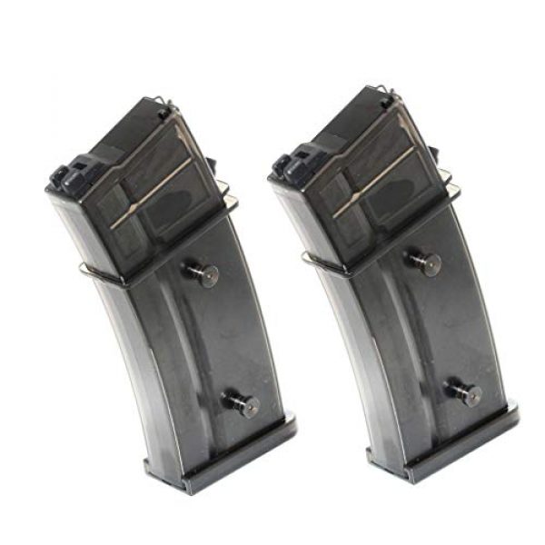 Generica Airsoft Gun Magazine 1 Generica Airsoft Spare Parts Army 2pcs 30rd Mag Gas Magazine for R36 WE G39 G39C GBB