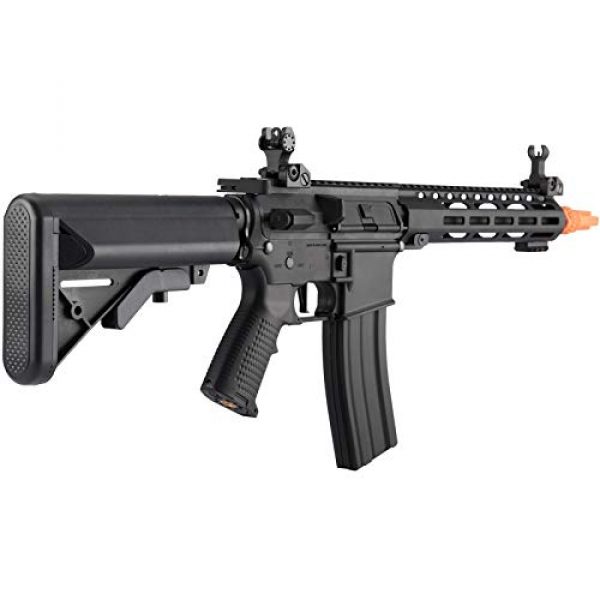 Lancer Tactical Airsoft Rifle 5 Lancer Tactical Classic Army Skirmish Series ML10 M4 M-LOK AEG Airsoft Rifle Black 350 FPS