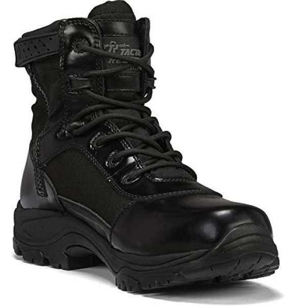 Belleville Tactical Research TR Combat Boot 1 Belleville Tactical Research TR Men's Class-A TR906Z 6" Hot Weather High Shine Side-Zip Boot