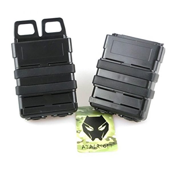 ATAIRSOFT Tactical Pouch 3 ATAIRSOFT Tactical FastMag Molle Pouch Double 5.56 Magazine Holster Bag for AR M4 M16