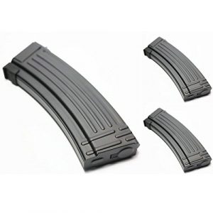 Airsoft Shopping Mall Airsoft Gun Magazine 1 Airsoft Shooting Gear 3pcs Pack CYMA 140rd Mid-Cap Metal Magazine for AK-Series AEG Black