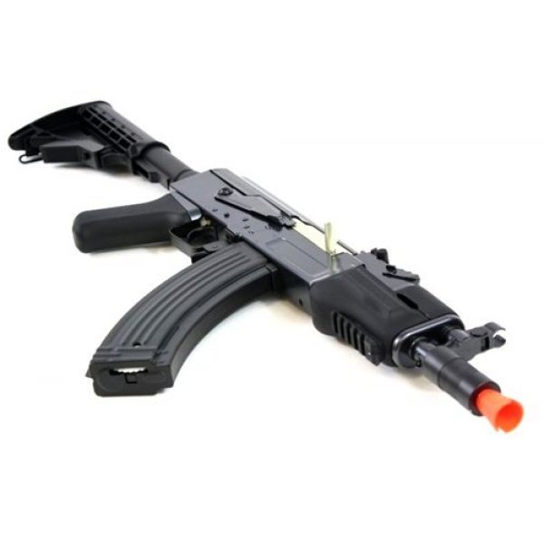 DE Airsoft Rifle 4 DE AK47-HS [Hybrid Spetsnaz] Metal Body Fully Automatic Electric AEG Rifle - Newest Enhanced Model