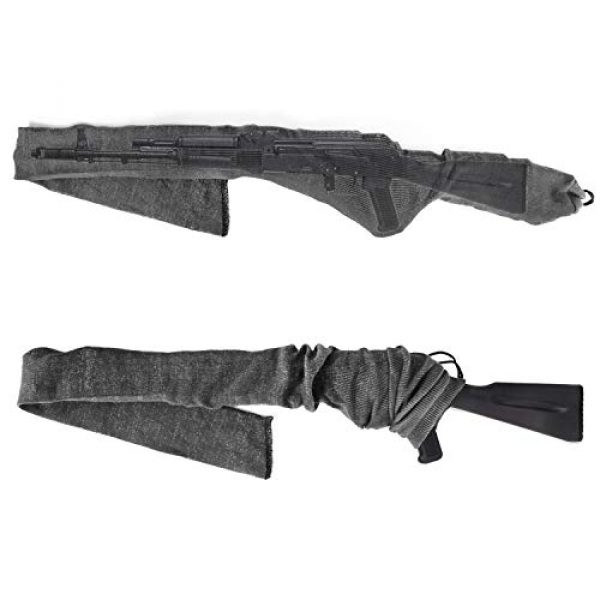 GUGULUZA Rifle Case 6 GUGULUZA Tactical Rifle Shotgun Sock 6 Pack Silicone-Treated Gun Socks