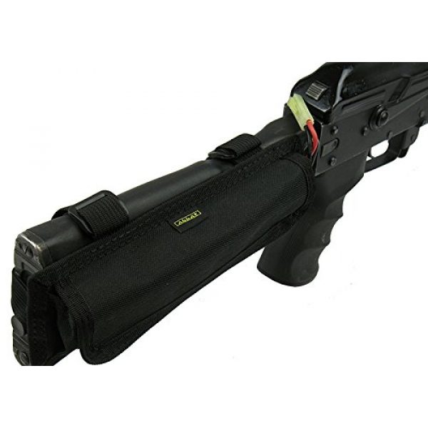 tactic.world Buttstock Battery Pouch 6 tactic.world Battery on The Butt handguard Pouch Case Paintball Airsoft Bag SVD Sniper