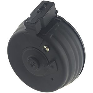 SportPro Airsoft Gun Magazine 1 SportPro CYMA 2500 Round Metal Electric Drum Magazine for AEG AK47 AK74 Airsoft - Black