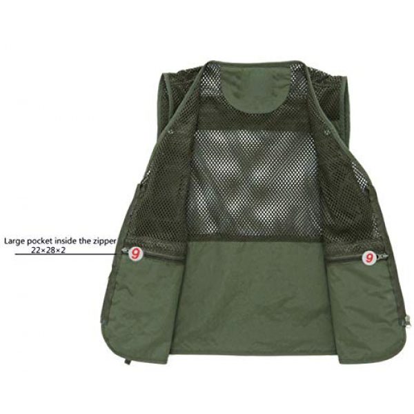 DAFREW Airsoft Tactical Vest 3 DAFREW Thin Vest Men's Outdoor Vests Casual Fishing Breathable Vests Summer Quick-Drying Vest (Color : Khaki, Size : L)