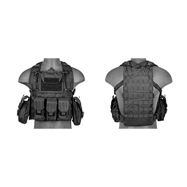 LT Airsoft Tactical Vest 2 LT Airsoft Tactical Vest Modular Rig Mag Pouch Hydration Pouch Multi Colors