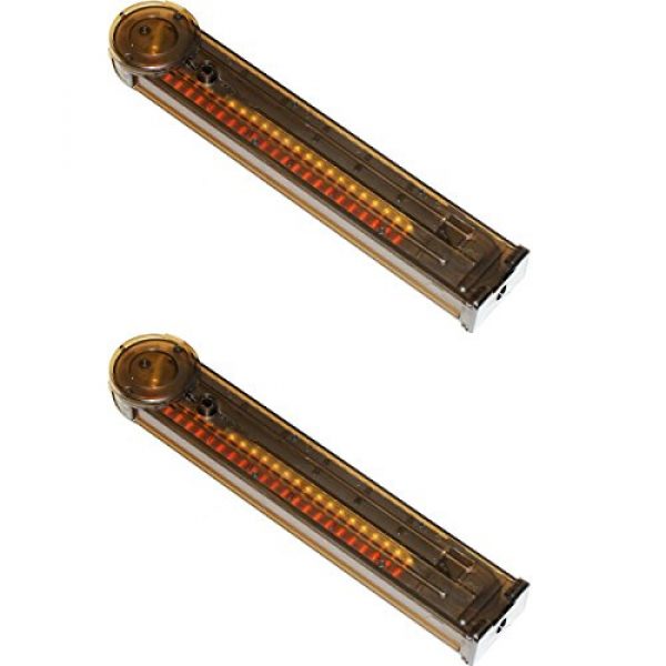 Airsoft Shopping Mall Airsoft Gun Magazine 1 Airsoft Shooting Gear 2pcs Pack CYMA 68rd Mid-Cap Magazine for P90 Series AEG