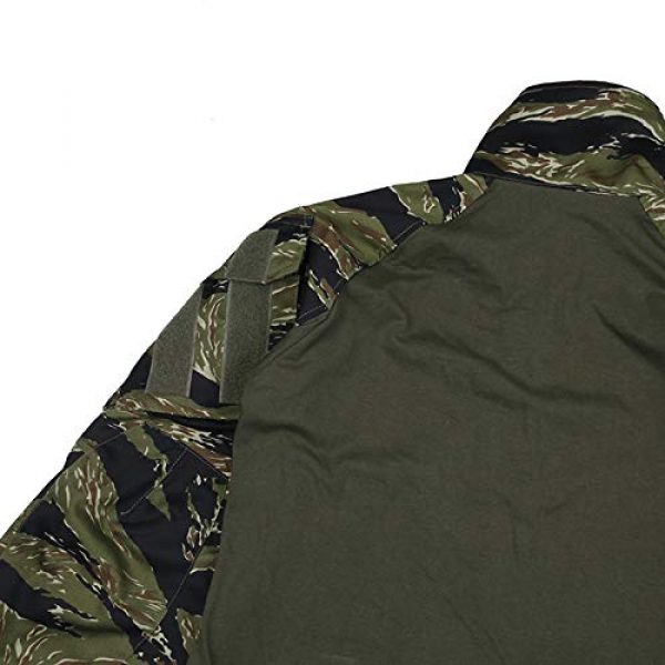 TMC Tactical Shirt 7 TMC ORG Cutting G3 Combat Shirt (Green Tigerstripe) for Airsoft Hunting Game