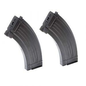Generica Airsoft Gun Magazine 1 Generica Airsoft Spare Parts APS 2pcs 500rd Hi-Cap Mag Magazine for CYMA ICS Marui JG AK AEG Black