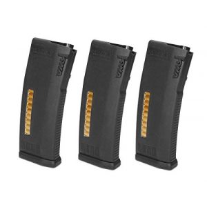 KWA Airsoft Gun Magazine 1 KWA MS120C - Adjustable ERG/AEG2.5/AEG3 Mid-Cap Magazines- 3 Pack
