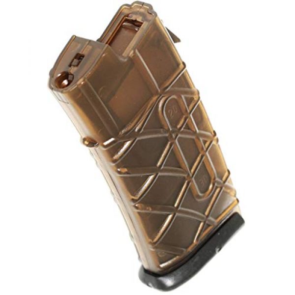 Generica Airsoft Gun Magazine 1 Generica Airsoft Spare Parts APS 300rd Hi-Cap Magazine for APS JG Classic Army Tokyo Marui AUG AEG Brown/Black