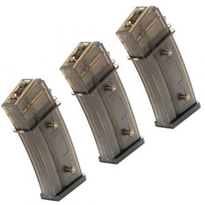 Generica Airsoft Gun Magazine 1 Generica Airsoft Spare Parts CYMA 3pcs 130rd Mid-Cap Mag Magazine for G36 AEG Semi-Transparent Brown