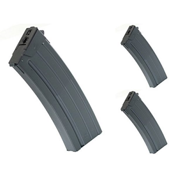 Airsoft Shopping Mall Airsoft Gun Magazine 1 Airsoft Shooting Gear CYMA 3pcs 500rd Hi-Cap Mag Magazine For CM043 GALIL SAR AEG Black