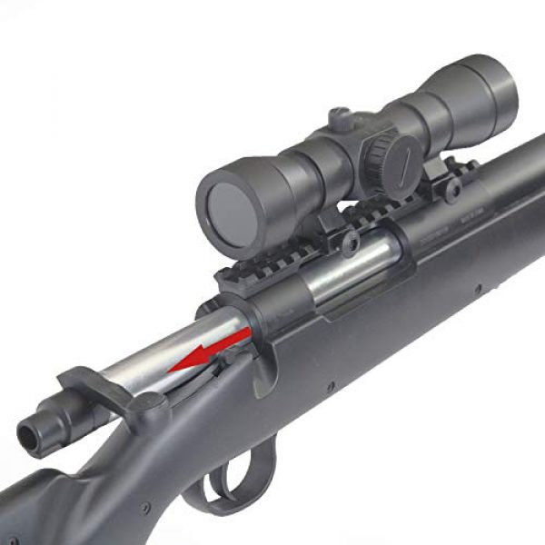 BBTac Airsoft Rifle 4 BBTac Airsoft Gun Package - American Sniper - Powerful Spring Sniper Rifle, Shotgun, and BB Pellets, Great for Starter Pack Game Play