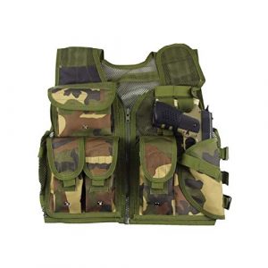 BGJ Airsoft Tactical Vest 1 Tactical Small Fishing Vest Summer Hunting Mens Multi-Pockets Airsoft Vest Black Color Outdoor Sport Military Equipment