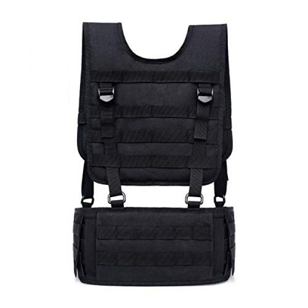 Sunny Airsoft Tactical Vest 5 Outdoor Sports Airsoft Gear Molle Pouch Bag Carrier Camouflage Combat Assault Molle Vest Tactical Chest Rig