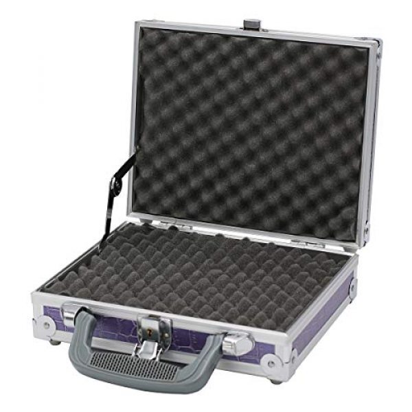 T.Z. Case International Pistol Case 2 T.Z. Case International Value-Tech Ladies Handgun Case, 10" x 8" x 3", Violet, U10199VLT