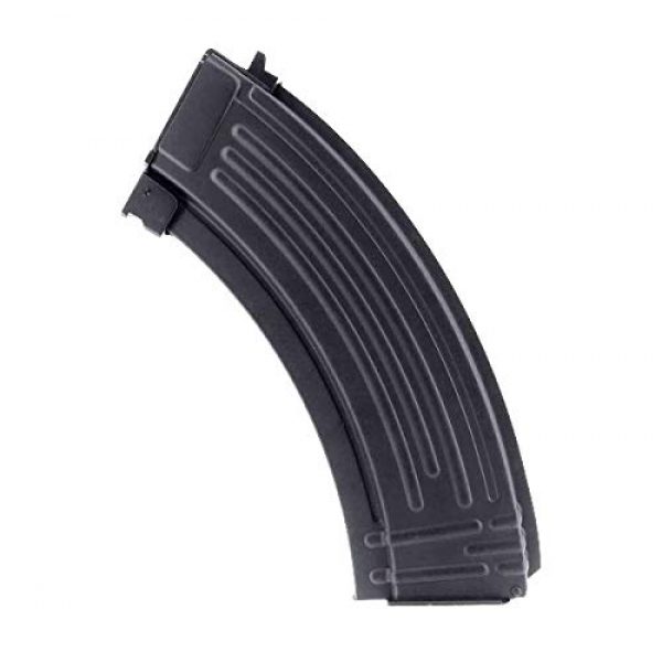 Jing Gong (JG) Airsoft Gun Magazine 1 Jing Gong 600 Round Flash Metal High Capacity Flash Magazine for AEG AK47 AK74 Airsoft - Black