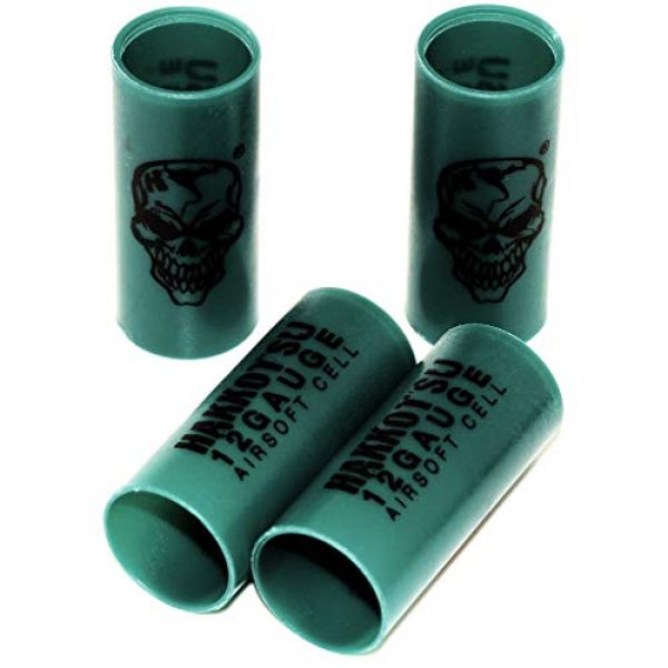 Generic Airsoft Gun Magazine 1 Airsoft Spare Components APS 4pcs CO2 Ejecting Shotgun Shell Replacement Hulls for CAM870 Green