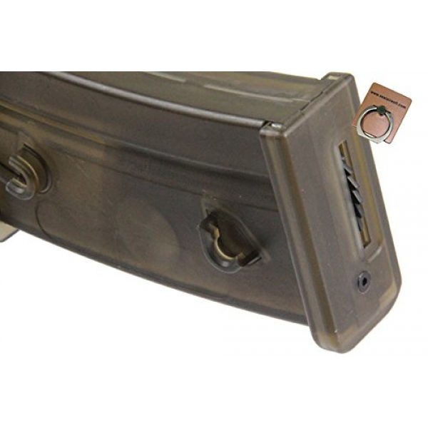 CYMA Airsoft Gun Magazine 3 CYMA 470rd Hi-Cap Magazine for G36/G36C Series Airsoft AEG X 3pcs -Mobile Ring Included