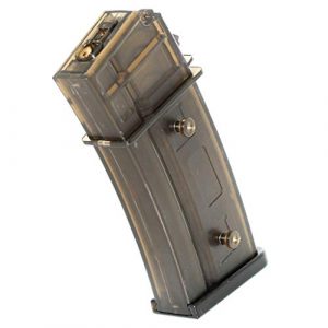 Generica Airsoft Gun Magazine 1 Generica Airsoft Spare Parts CYMA 130rd Mid-Cap Mag Magazine for G36 AEG Semi-Transparent Brown