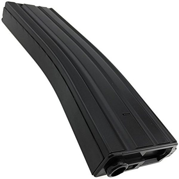 SportPro Airsoft Gun Magazine 6 SportPro Jing Gong 450 Round Metal High Capacity Long Magazine for AEG M4 M16 3 Pack Airsoft - Black