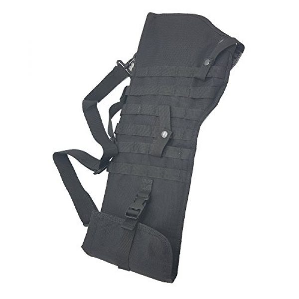 SkyCity Rifle Case 5 SkyCity Arms Gear Tactical Black Ambidextrous Rifle Scabbard Soft Protective Carry Case