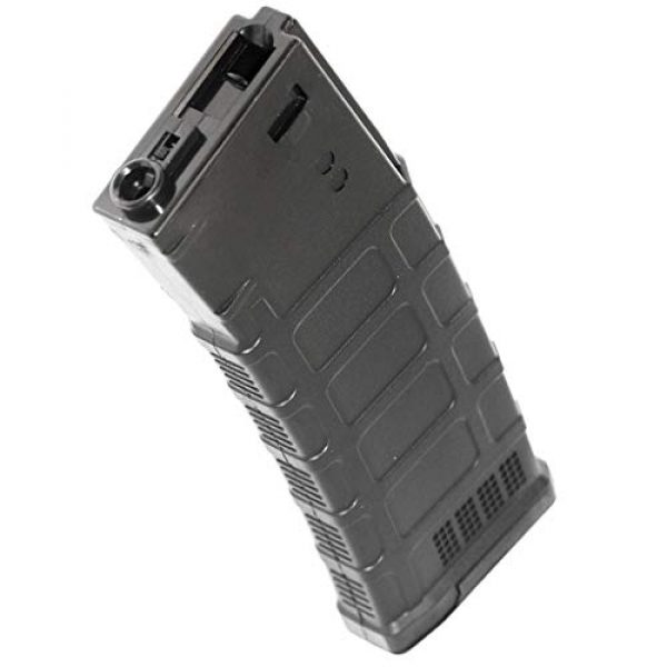 Airsoft Gang Airsoft Gun Magazine 1 Airsoft Parts CYMA 450rd Polymer Waffle Mag Hi-Cap Magazine for CYMA, E&C, APS, D-Boys, ICS, Classic Army, G&P, Tokyo Marui M4 M16 Series AEG Black