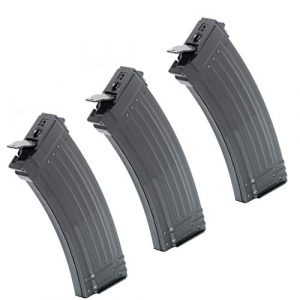 Generica Airsoft Gun Magazine 1 Airsoft Spare Parts CYMA 3pcs 500rd Hi-Cap Mag Magazine for CYMA ICS Tokyo Marui JG AK Series AEG Black