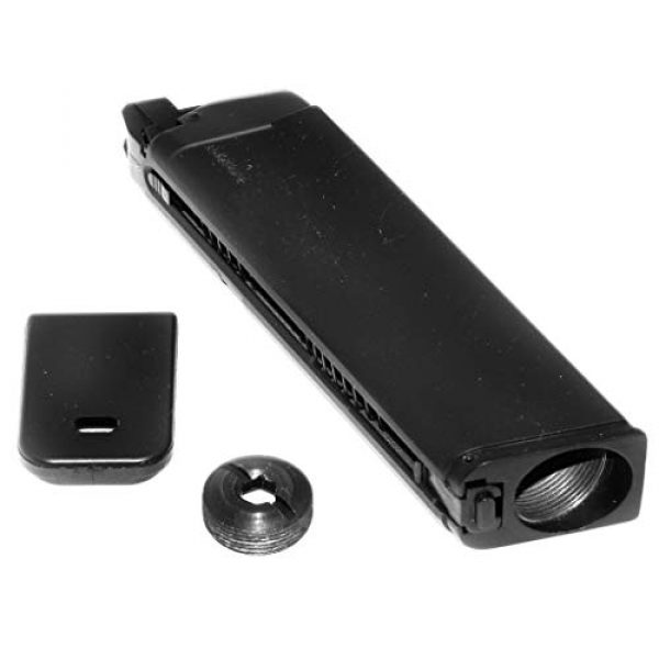 Generic Airsoft Gun Magazine 3 Airsoft Spare Components 3pcs 24rd CO2 Mag Magazine for Bell APS WE AW(Armorer Works) Tokyo Marui G17 G18C GBB Pistol