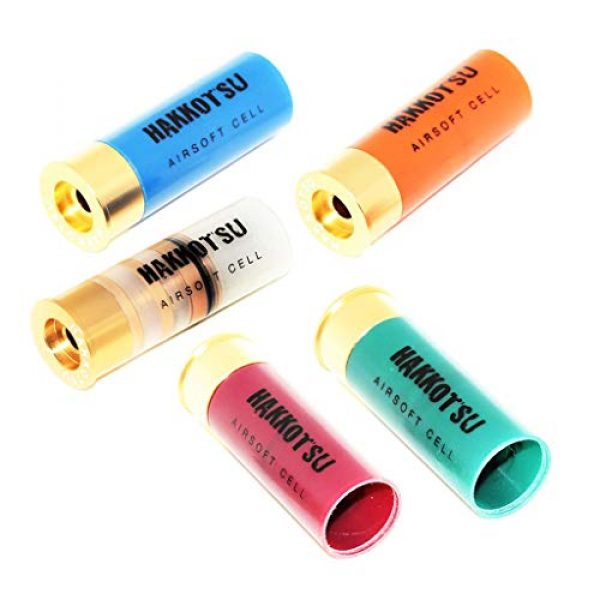 Generica Airsoft Gun Magazine 1 Generica Airsoft Spare Parts APS 5pcs x12rd CO2 CAM870 MKII 870 Shotgun Cartridge Shell