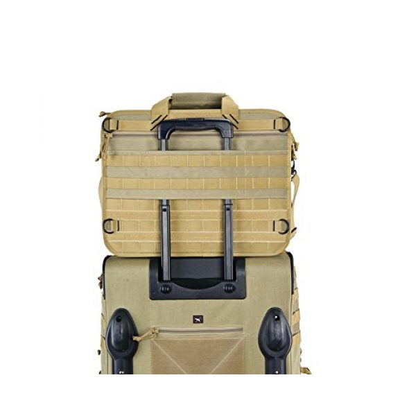 G. Outdoor Products Pistol Case 4 G. Outdoor Products GPS GPS-T1551BCT Tactical Operations Brief Case with Handgun Holster in Tan, One Size