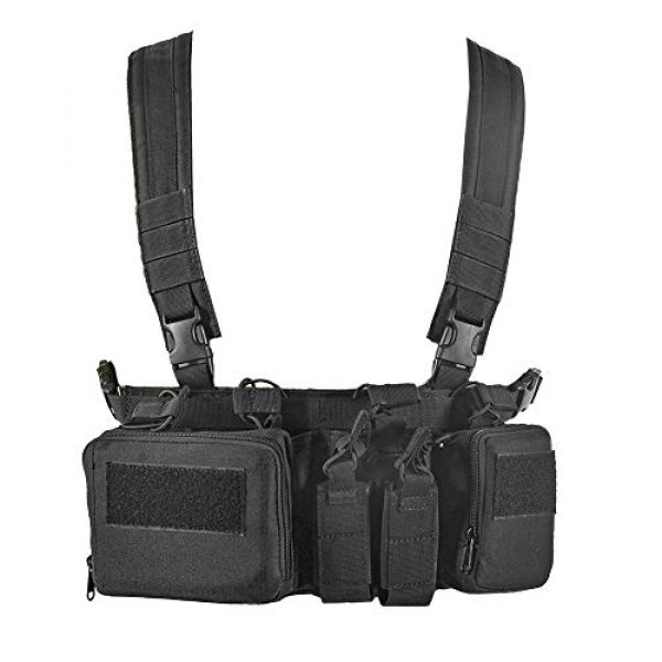 BGJ Airsoft Tactical Vest 5 BGJ CS Match Wargame TCM Chest Rig Airsoft Tactical Vest Military Pack Magazine Pouch Holster Molle System Waist Men Nylon