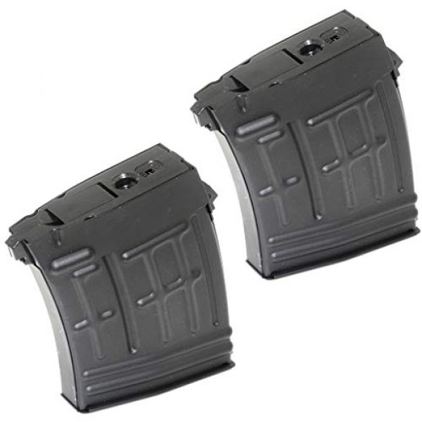 Generica Airsoft Gun Magazine 1 Generica Airsoft Spare Parts CYMA 2pcs 120rd Mag Hi-Cap Magazine for S&T RS CYMA SVD Sniper AEG