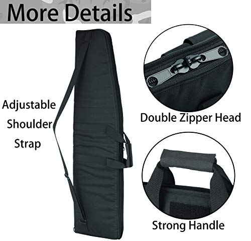 SW SOWLAND Rifle Case 5 SW SOWLAND Soft Rifle-Case Gun Bag - Tactical Outdoor Carbine Padded Cases with 4 Pockets 36" 42"