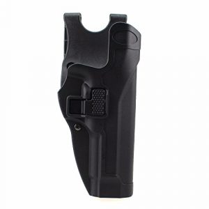 PG Airsoft Gun Holster 1 PG Tactical Gun Holster Hunting Beretta Pistol Holster Level 2 Right Hand Extended Paddle Waist Belt Pistol Bag for Beretta M9 M92
