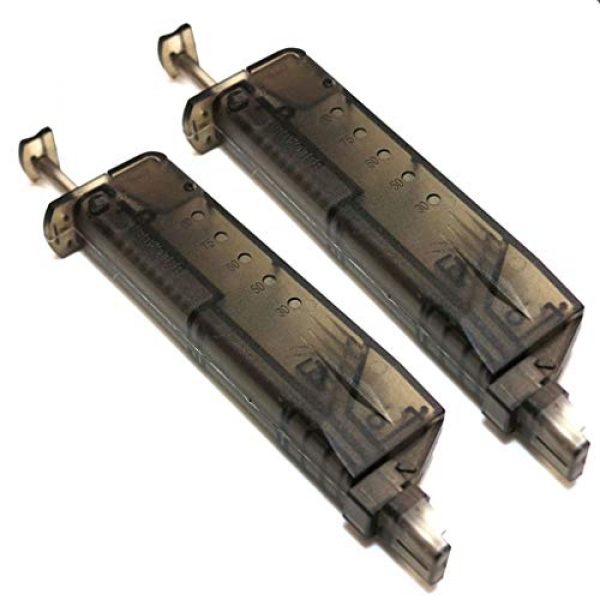 Generica Airsoft BB Speed Loader 1 Generica Airsoft Spare Parts 2pcs Pistol Magazine Shape 90rd Speed BB Loader
