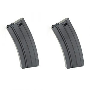 Airsoft Shopping Mall Airsoft Gun Magazine 1 Airsoft Shooting Gear CYMA 2pcs 190rd Mid-Cap Mag Magazine For M-Series Black