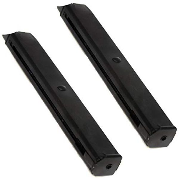 Airsoft Gang Airsoft Gun Magazine 1 Airsoft Parts Well 2pcs 32rd Mag Magazine for G11 Series GBB SMG Black