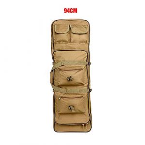 Fouos Rifle Case 1 Fouos Tactical Rifle Case Military Rifle Storage Case M4 Gun Bag Pistol Airsoft Backpack for Hunting Tan 31'', 37'', 47''Inch Sizes