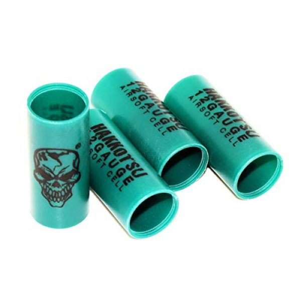 Airsoft Shopping Mall Airsoft Gun Magazine 1 Airsoft Shooting Gear APS 4pcs CO2 Ejecting Shotgun Shell Replacement Hulls for CAM870 Green