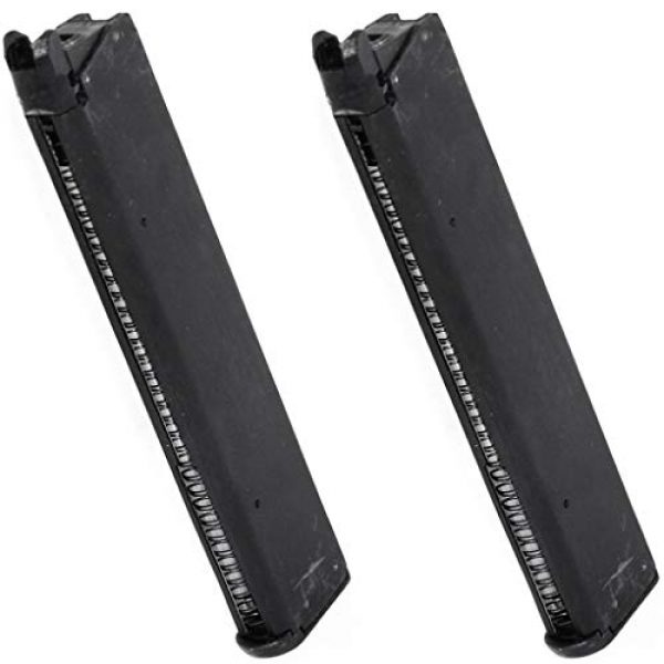 Generica Airsoft Gun Magazine 1 Generica Airsoft Spare Parts 2pcs 40rd Long Mag Magazine for Tokyo Marui M1911A1 M1911 GBB Pistol