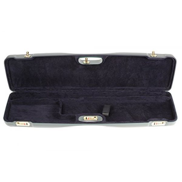 Negrini Cases Rifle Case 3 Negrini Replacement O/U Thermoformed Shotgun Case in ABS with Barrel Upto 32 3/4-Inch