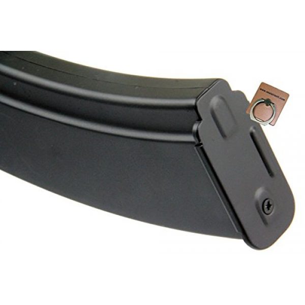 CYMA Airsoft Gun Magazine 3 CYMA Mid-Cap 200rd Magazine for RPK74 Airsoft AEG (Black) X 3pcs -Mobile Ring Included