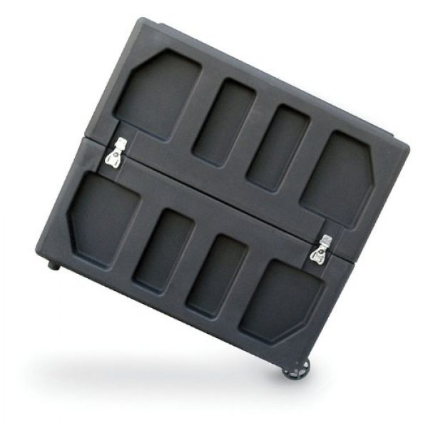 SKB Pistol Case 6 SKB Equipment Case, Roto-Molded LCD Case fits 20 - 26 Screens, Universal Foam Pad Set