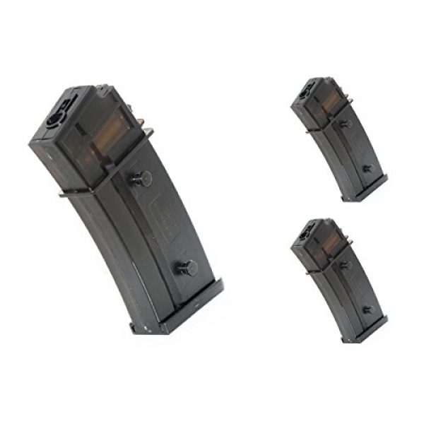 Airsoft Shopping Mall Airsoft Gun Magazine 1 Airsoft Shooting Gear 3pcs 470rd Mag Magazine For Tokyo Marui G36 AEG Semi-Transparent Brown